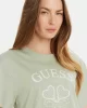 Guess Boxy T-Shırt Kadın Yeşil T-Shirt V5GI04I3Z14-A80L