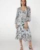 Guess Yvette Ls Pleatıng Top Kadın Çok Renkli Elbise W4BH57WDW82-P9YI