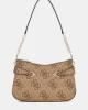 Guess Loreleı Top Zıp Shoulder Bag Kadın Kahverengi Omuz Çantası HWOS9639180-LTL