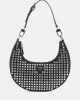 Guess Lua Small Hobo Kadın Siyah Omuz Çantası HWIM9205010-BLA