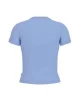 Guess jeans Gj Ss Cn Slım Iconıc Tee Kadın Mavi T-Shirt W4YI04J1314-G7CP