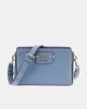 Guess Nastra Mını Crossbody Top Zıp Kadın Antrasit Mini Çanta HWBG9637720-SLA