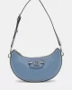 Guess Nastra Top Zıp Shoulder Bag Kadın Antrasit Omuz Çantası HWBG9637170-SLA
