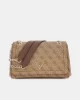 Guess Noelle Convertıble Xbody Flap Kadın Kahverengi Çapraz Çanta HWBG7879210-LGW
