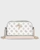 Guess Noelle Crossbody Camera Kadın Beyaz Çapraz Çanta HWPG7879140-WLO