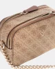 Guess Noelle Crossbody Camera Kadın Kahverengi Çapraz Çanta HWBG7879140-LGW