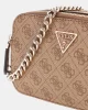 Guess Noelle Crossbody Camera Kadın Kahverengi Çapraz Çanta HWBG7879140-LGW