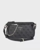 Guess Noelle Dbl Pouch Crossbody Kadın Antrasit Mini Çanta HWBG7879710-CLO