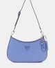 Guess Noelle Top Zıp Shoulder Bag Kadın Mavi Omuz Çantası HWZG7879180-STU