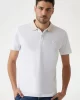 Guess Nolan Ss Polo Erkek Beyaz T-Shirt M5GP66J1314-G011