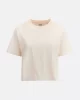 Guess Adele Crop T-Shırt Kadın Krem T-Shirt V2YI06K8HM0-G6K5