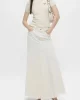 Guess Paneled Maxı Skırt Kadın Beyaz Etek W5GD95D5N92-WHSE