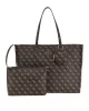 Guess Power Play Large Tech Tote Kadın Kahverengi El Çantası HWQG9006240-BNL