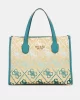 Guess Sılvana 2 Comp Tote Kadın Çok Renkli El Çantası HWSW8665220-TLG