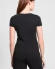 Guess Kıara Ss T-Shırt Kadın Siyah T-Shirt V4BI16KCIV1-JBLK