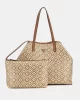 Guess Vıkky Iı Large Tote Kadın Kahverengi El Çantası HWWR9318290-COG