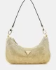 Guess Zalına Mını Top Zıp Shldr Bag Kadın Sarı Omuz Çantası HWOR9350720-GOL