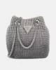 Guess Zalına Pouch Kadın Gri Omuz Çantası HWOY9350750-SIL