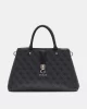 Guess Zamıra Luxury Satchel Kadın Antrasit El Çantası HWSG9629060-CLO