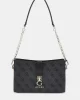 Guess Zamıra Top Zıp Shoulder Bag Kadın Antrasit Omuz Çantası HWSG9629180-CLO