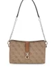 Guess Zamıra Top Zıp Shoulder Bag Kadın Kahverengi Omuz Çantası HWSG9629180-LTL