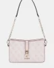 Guess Zamıra Top Zıp Shoulder Bag Kadın Pembe Omuz Çantası HWSG9629180-OCL
