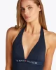 Tommy Hilfiger Kadın Renk Bloklu Halter Yaka Tek Parça Mayo