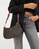 Guess Noelle Top Zıp Shoulder Bag Kadın Kahverengi Omuz Çantası HWQL7879180-BRO