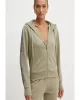 Guess Hooded Scuba Sweatshırt Kadın Haki Eşofman Üstü W5RQ03KBYE2-A90O