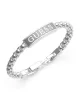 Guess Erkek Metalik Gri Bileklik JGUJUMB03028JWSTS