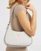 Guess Noelle Top Zıp Shoulder Bag Kadın Krem Omuz Çantası HWBD7879180-DVL