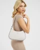 Guess Noelle Top Zıp Shoulder Bag Kadın Krem Omuz Çantası HWBD7879180-DVL