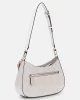 Guess Noelle Top Zıp Shoulder Bag Kadın Krem Omuz Çantası HWBD7879180-DVL