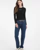 Guess jeans Gj Ls Cn Embro Slım Rıb Tee Kadın Siyah T-Shirt W5RI58KA0H1-JBLK