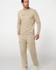 Guess Keıd Cn Sweatshırt Erkek Bej Sweatshirt Z4BQ18KCEA0-G1CA