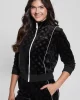 Guess Krıssy Full Zıp Sweatshırt Kadın Siyah Sweatshirt V4BQ04KCHS2-P9YP