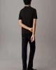 Calvin Klein Erkek Siyah Şerit Detaylı Polo Yaka T-shirt