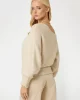 Guess Ls Off Shldr Isla Swtr Kadın Ekru Kazak W4BR67Z3JL0-F1CY