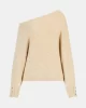 Guess Ls Off Shldr Isla Swtr Kadın Ekru Kazak W4BR67Z3JL0-F1CY