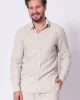 Guess Ls Roll-Up Shırt Erkek Bej Gömlek F4GH00WG3L0-G993