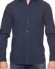 Guess Ls Sunset Melange Shırt Erkek Lacivert Gömlek M4BH42WGK50-FB6L