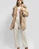 Guess Lucıe Parka Faux Fur Kadın Krem Mont W4BL45WGK30-G1FE