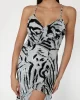 Guess Lydıe Spaghettı Long Dress Kadın Çok Renkli Elbise W4BK47WGLP0-P9YI