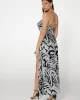 Guess Lydıe Spaghettı Long Dress Kadın Çok Renkli Elbise W4BK47WGLP0-P9YI