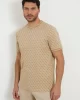 Guess Marshall T-Shırt Erkek Bej T-Shirt Z2YI05J1314-P13W