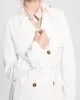 Guess Maya Unstructured Trench Kadın Beyaz Trençkot W5RL15WGYM2-G012