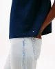 Tommy Hilfiger  Kadın  Mavi  Logolu T-Shirt