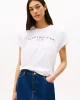 Tommy Hilfiger Kadın Beyaz Rahat Kesim Kolsuz Tişört