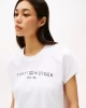 Tommy Hilfiger Kadın Beyaz Rahat Kesim Kolsuz Tişört
