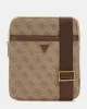 Guess Mılano Crossbody Flat Erkek Kahverengi Askılı Çanta HMEVZLP2223-BBO